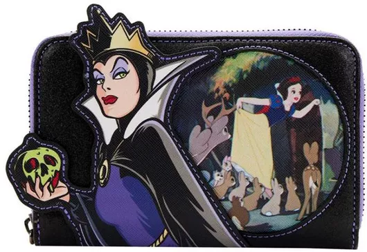Παιδικό Πορτοφόλι Loungefly WDWA2177 Evil Queen Apple για Κορίτσι Μαύρο