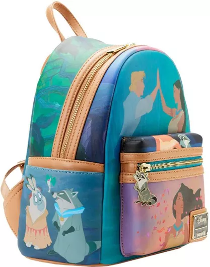 Παιδική Τσάντα Πλάτης Loungefly Disney Pocahontas Μπλε