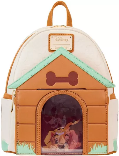 Σχολική Τσάντα Νηπίου Πλάτης Loungefly Disney I Heart Dogs Dog House Πολύχρωμο