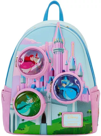 Παιδική Τσάντα Πλάτης Loungefly Sleeping Beauty Πολύχρωμο