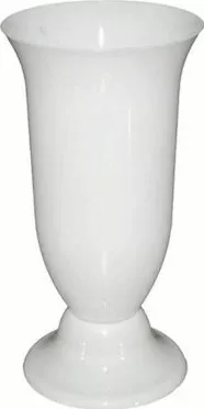 Διακοσμητικό Βάζο Marhome Πλαστικό Flakon Stary Λευκό 15x15x29cm