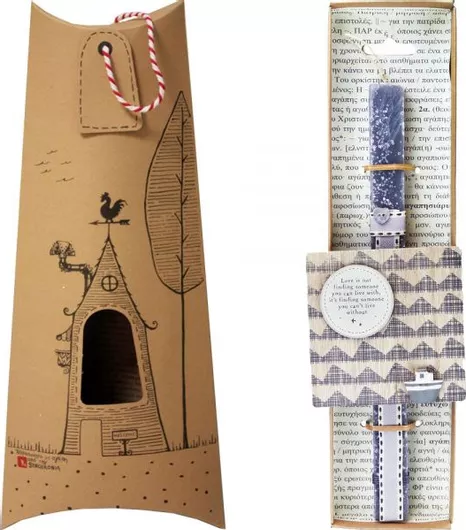 Πασχαλινή Λαμπάδα Καδράκι Καραβάκι