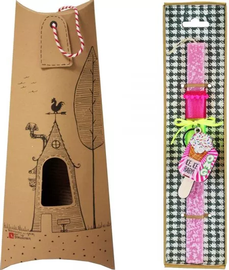 Πασχαλινή Λαμπάδα Synchronia Σετ με Μπρελόκ Παγωτό