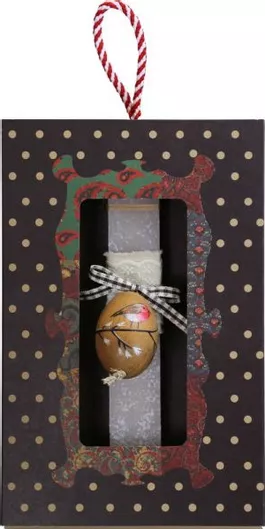 Πασχαλινή Λαμπάδα Synchronia με Αυγό Μπεζ