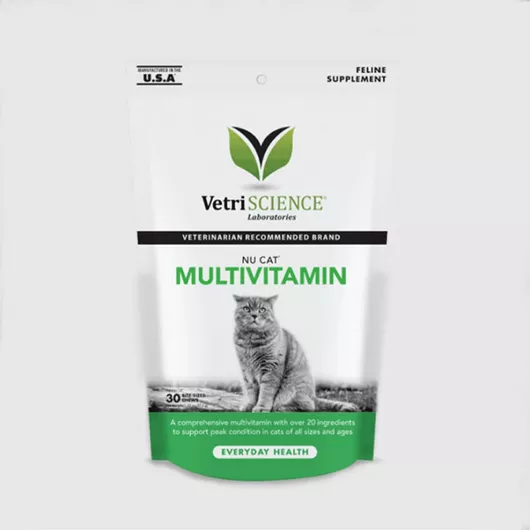 Συμπλήρωμα Διατροφής Vetriscience Nu-Cat Multivitamin Σετ 30τμχ