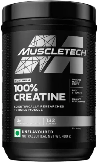 MuscleTech Platinum 100% Creatine Micronized Unflavoured 400gr