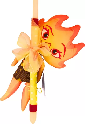 Πασχαλινή Λαμπάδα 713402-lam Σετ με Λούτρινο Ember Lumen Elemental "Στο Στοιχείο Τους"