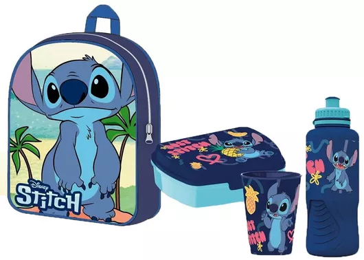 Σχολική Τσάντα Δημοτικού Πλάτης Lilo & Stitch VP0740ST Μπλε