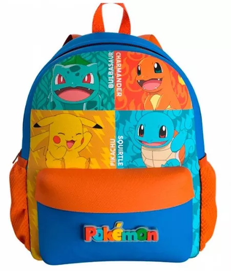 Σχολική Τσάντα Δημοτικού Πλάτης CyP Brands Pokemon Starters 40cm Πολύχρωμο