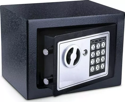 Χρηματοκιβώτιο Rolinger 25EA-1 με Κλειδί / Ψηφιακό 35x25x10cm Μαύρο