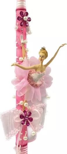 Πασχαλινή Λαμπάδα Rose Poupee 24.2 Μπαλαρίνα
