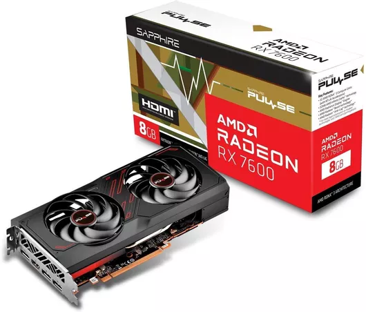 Κάρτα Γραφικών Sapphire Radeon RX 7600 8GB GDDR6 Pulse