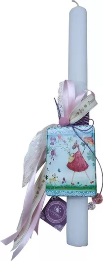 Πασχαλινή Λαμπάδα Sungrace LMQ-3 με Καθρεφτάκι Μικρή