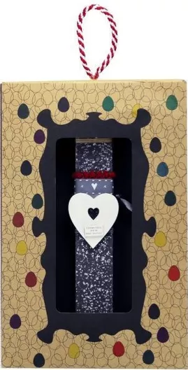 Πασχαλινή Λαμπάδα Synchronia LA23212A Πλακέ Καρδιά Always Μπλε