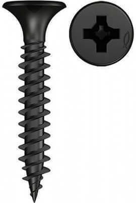 Βίδες Γυψοσανίδας Μαύρες 3,5mm x 25mm – 100τμχ