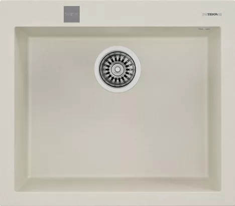 Νεροχύτης Κουζίνας Teka N.432.BC,115230008 από Συνθετικό Γρανίτη Ένθετος 57x50x20cm Μπεζ