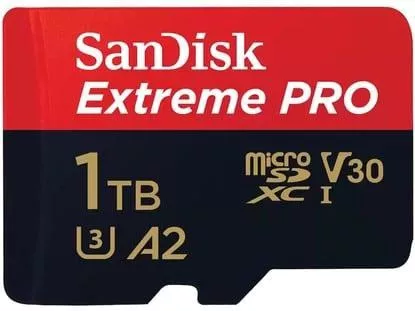 Κάρτα Μνήμης Sandisk Extreme Pro microSDXC 1TB U3 V30 A2 UHS-I με Αντάπτορα 200MB / s