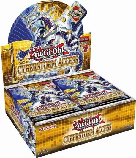Trading Card Game Konami Booster Display (24 Boosters) Cyberstorm Access Yu-Gi-Oh! Φακελάκια