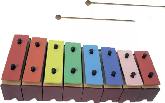 Μουσικό Παιχνίδι Μεταλλόφωνο Plan Toys Διατονικό με 8 Νότες & 2 Μπαγκέτες Ξύλινο για 3+ Ετών