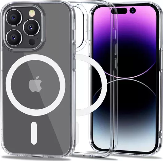 Techsuit Magsafe Pro Back Cover Σιλικόνης Διάφανο iPhone 14 Pro Max