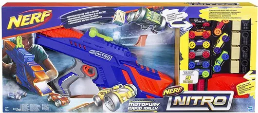 Nerf Hasbro Εκτοξευτής Nitro MotoFury Rapid Rally Nitro για 5+ Ετών