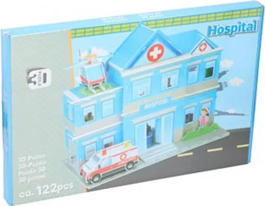 Puzzle Νοσοκομείο 3D 122 Κομμάτια