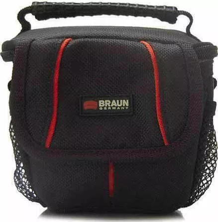 Τσάντα Φωτογραφικής Μηχανής Braun Phototechnik Asmara Compact 100 Ώμου One Size Μαύρο