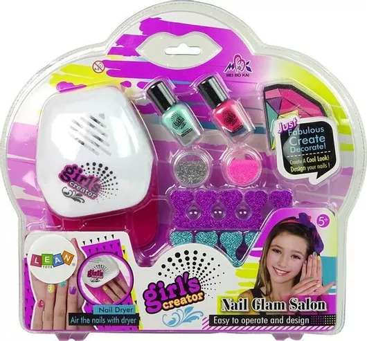 Παιχνίδι Μανικιούρ Nail Glam Salonμε Φουρνάκι & Βερνίκια για 5+ Ετών
