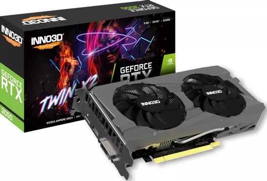 Κάρτα Γραφικών Inno 3D GeForce RTX 3050 8GB GDDR6 Twin X2