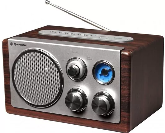 Retro Επιτραπέζιο Ραδιόφωνο Roadstar HRA‐1325 Μαύρο