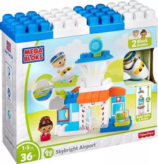 Τουβλάκια Mega Bloks Αεροδρόμιο Σετ 36τμχ για 12+ Μηνών