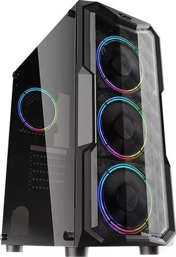 Κουτί Υπολογιστή Darkflash Aquarius Gaming Full Tower με Πλαϊνό Παράθυρο Μαύρο