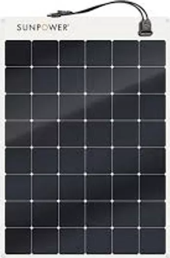 Φωτοβολταϊκό Πάνελ Sunpower SPR-E-Flex-170 Μονοκρυσταλλικό 170W 12V 1165x556x20mm