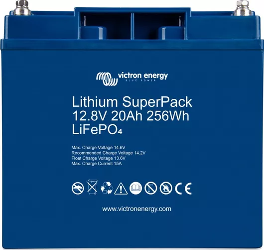 Μπαταρία Φωτοβολταϊκών Victron Energy Λιθίου Κλειστού Τύπου Βαθειάς Εκφόρτισης 25.6V 50Ah BAT524050705