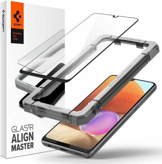 Spigen AlignMaster Full Face Tempered Glass Μαύρο Galaxy M53 5G
