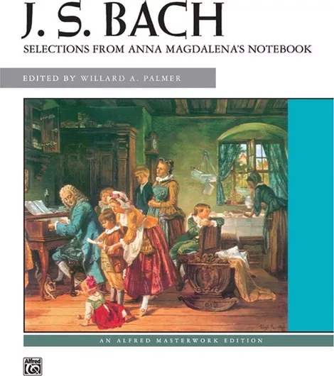 Παρτιτούρα για Πιάνο Alfred Music Publishing Bach "J.S. Anna Magdalena's Notebook"