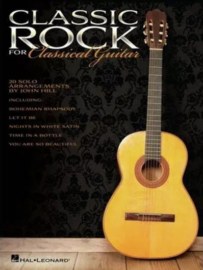 Παρτιτούρα για Κιθάρα Hal Leonard "Classic Rock for Classical Guitar"