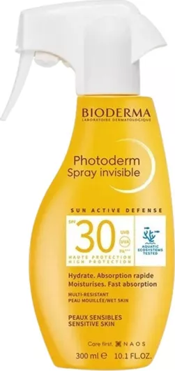 Αντηλιακό Προσώπου & Σώματος Bioderma Photoderm Invisible SPF30 σε Spray 300ml