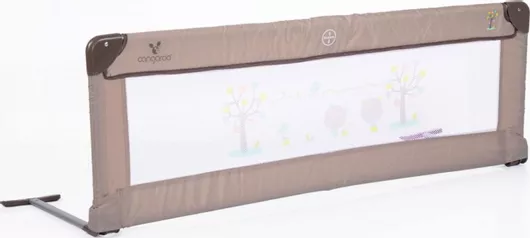Προστατευτικό Κάγκελο Κρεβατιών Cangaroo Πτυσσόμενο από Ύφασμα 130x43.5cm Μπεζ