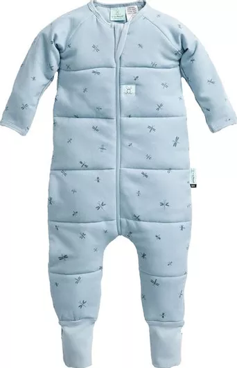 Υπνόσακος Μωρού Ergo Pouch Sleep Onesie Dragonflies Χειμερινός με Πόδια 2.5 tog Γαλάζιο