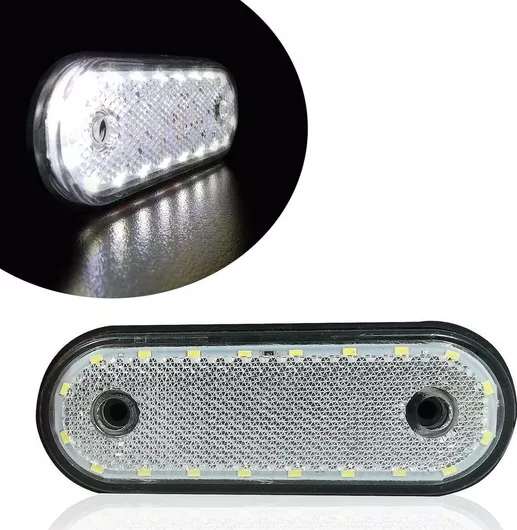 Φως Όγκου Φορτηγού MAR488 LED Αδιάβροχο 12V IP68 115x45x10mm Λευκό