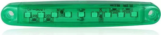Φως Όγκου Φορτηγού MAR858 LED 12V IP68 με 9 SMD Πράσινο