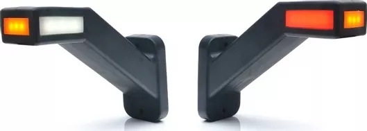 Φώτα Όγκου Φορτηγού PL0145PL0146 LED 12 / 24V Е-Mark 18.4cm Kίτρινα / Κόκκινο / Λευκό