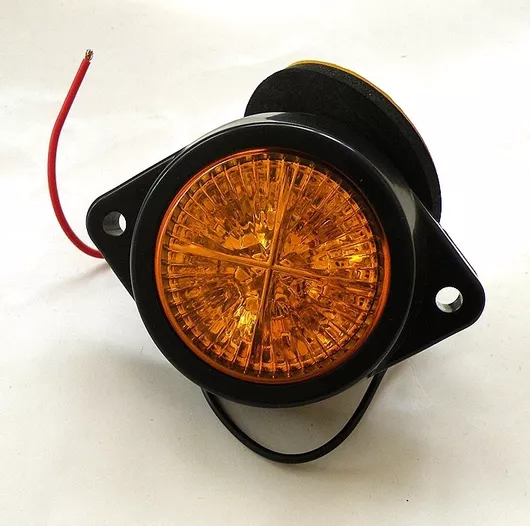 Φως Όγκου Φορτηγού MAR043 LED Αδιάβροχο 24V 60mm Πορτοκαλί