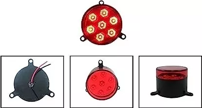 Φως Όγκου Φορτηγού MAR150 Πλευρικής Σήμανσης 7 LED Αδιάβροχο 12V 50x38mm Κόκκινο