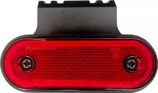 Φως Όγκου Φορτηγού MAR789 LED 12V με Βάση 110x35mm Κόκκινο