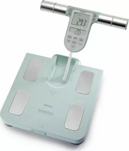 Omron BF-511 Ψηφιακή Ζυγαριά με Λιπομετρητή σε Τιρκουάζ χρώμα