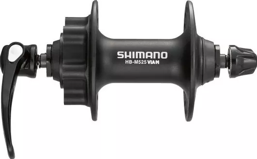 Κέντρο Ποδηλάτου Shimano EHBM525ABLS Εμπρόσθιο Μαύρο