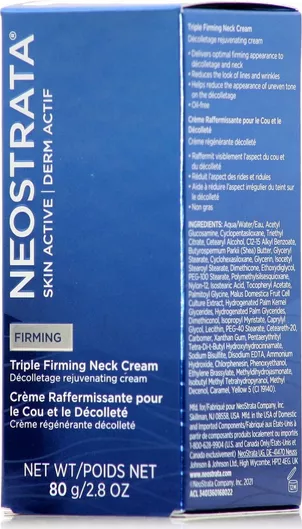 Κρέμα Λαιμού & Ντεκολτέ Neostrata Skin Active Συσφικτική με Υαλουρονικό Οξύ 80gr