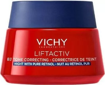 Κρέμα Προσώπου Vichy Liftactiv B3 Νυκτός για Πανάδες & Λεύκανση με Ρετινόλη & Νιασιναμίδη 50ml